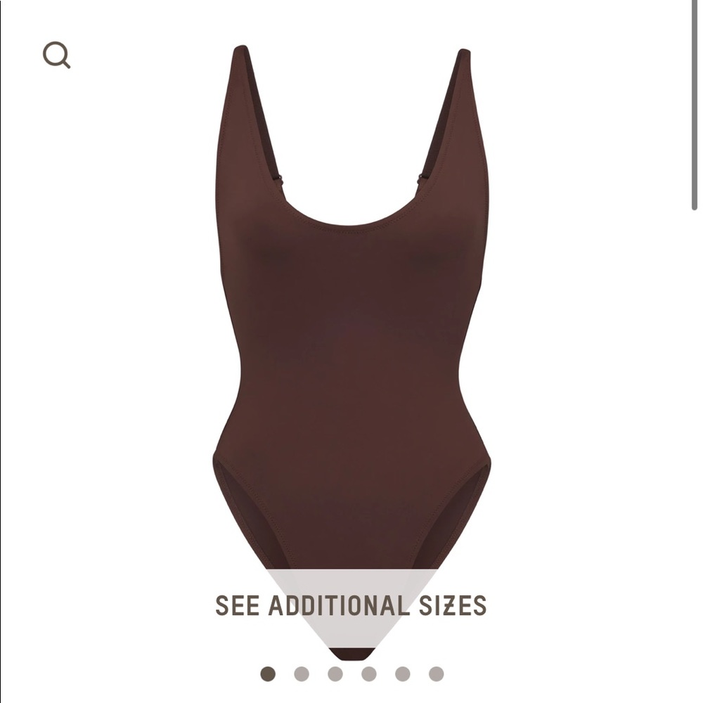 Skims Swim scoop neck one piece